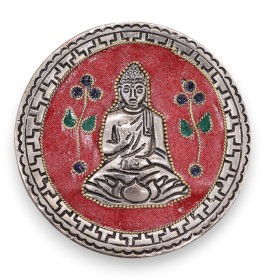 6x Suport pentru Tămâie Buddha Decor Roșu 10cm