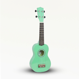 Ukulele Realizate Manual - Finisaj Turcoaz (4 corzi)